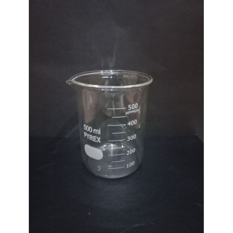 gelas beaker/gelas kimia 500 ml pyrex