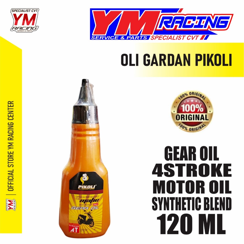 PIKOLI OLI GARDAN PIKOLI / GEAR OIL 4TROKE MOTOR OIL SYNTHETIC BLEND 120 ML - YMRACING