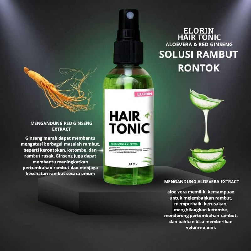 SUPER DISKON Hair Tonic Pria dan Wanita/ Tonic Rambut Pria dan Wanita/ Elorin Hair Tonic