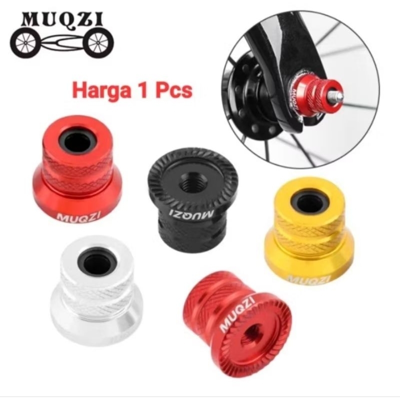 Baut QR roda sepeda depan belakang baut quick release ban sepeda outdoor bicycle