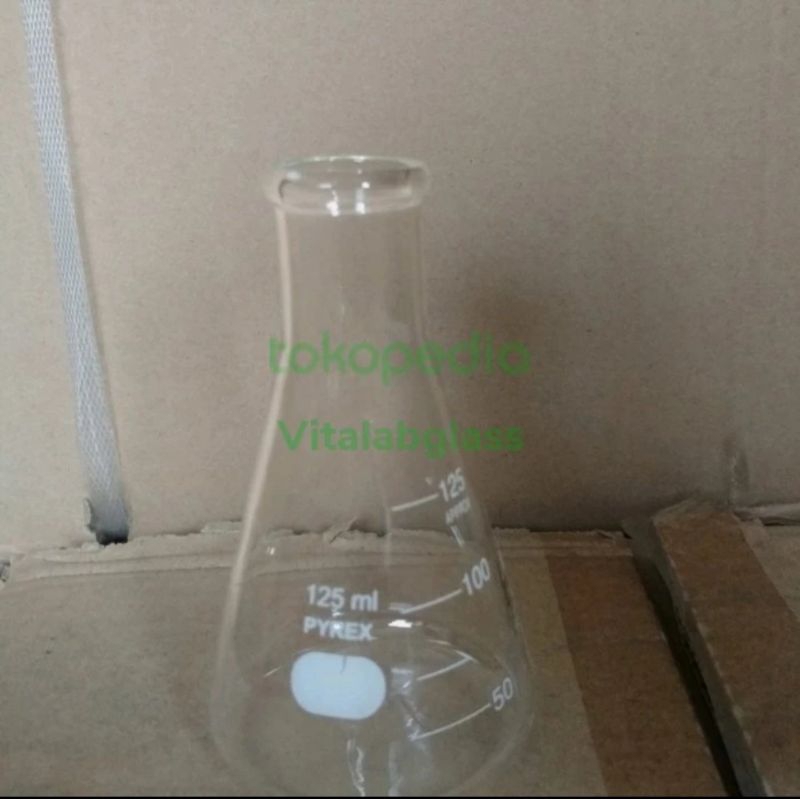 erlenmeyer 125 ml pyrex