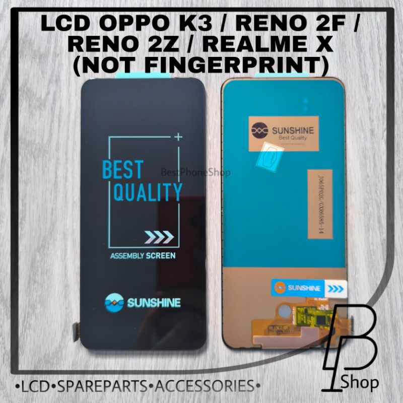 LCD OPPO K3 / RENO 2F / RENO 2Z / REALME X (NOT FINGERPRINT)