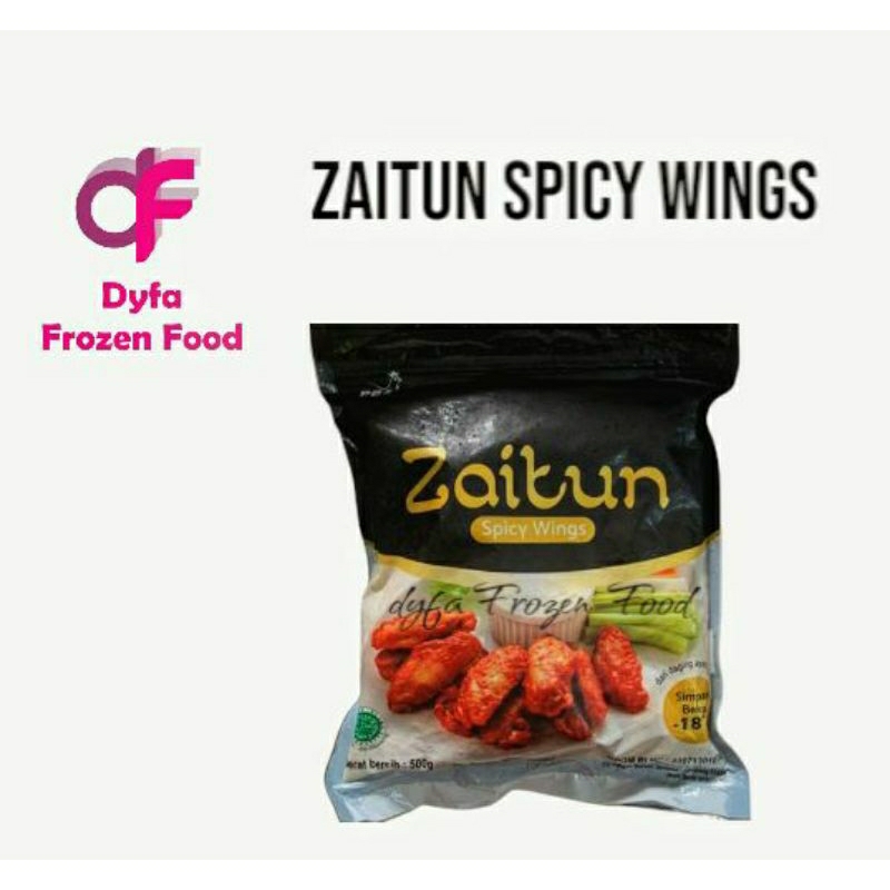 

zaitun spicy wings 500gr
