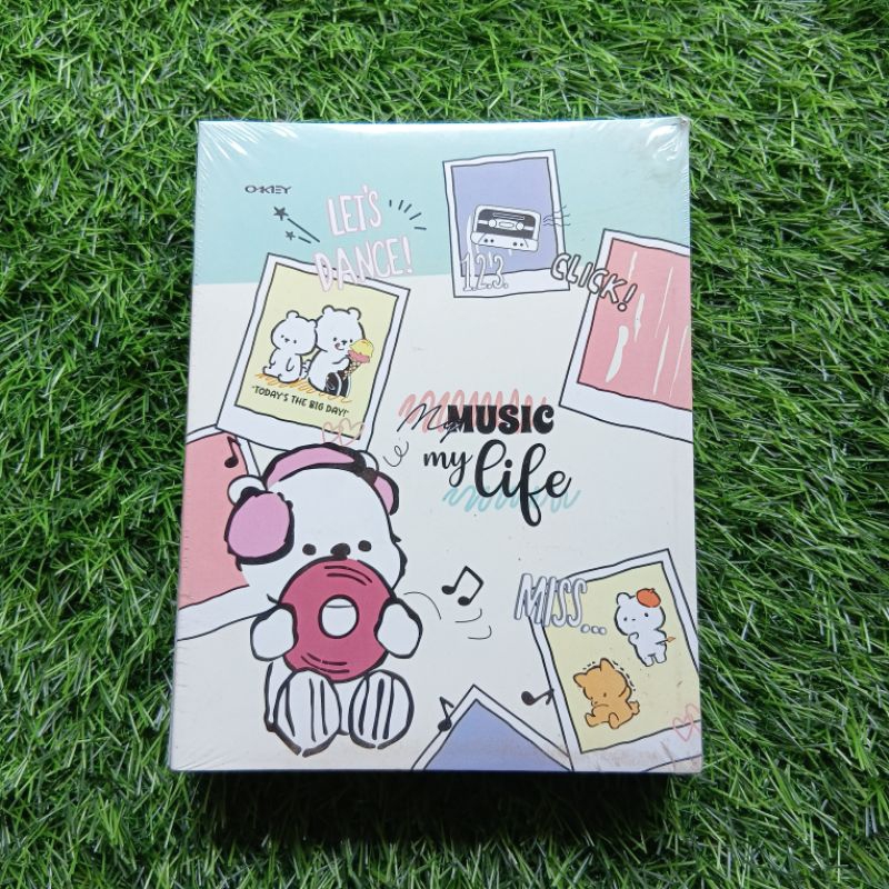 

[1 Pack] Buku Tulis Merk Okey 38 Lembar Cover Anak Perempuan isi 10 Buku