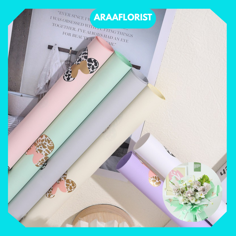 

KB101 20 LEMBAR Flower Wrapping Paper Cellophane Florist Kertas Kado/kertas Buket Bunga