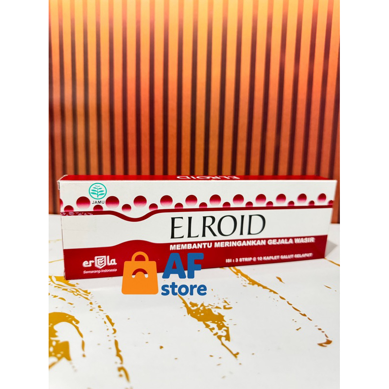 ELROID Obat Wasir (Ambeien) BOX isi 30 Kaplet