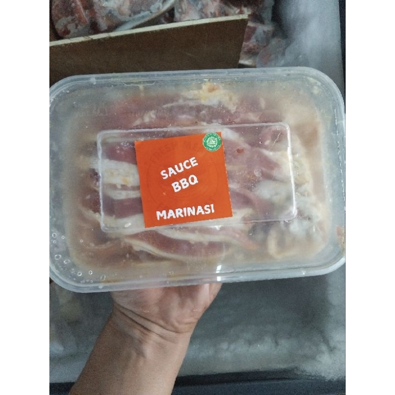 

marinasi daging slice