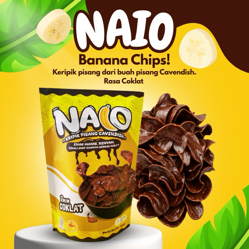 

Kripik pisang_keripik pisang rasa coklat Lumer_Rasa Sm coklat Keripik pisang cavendish 100g_Snack kekinian_Cemilan sehat