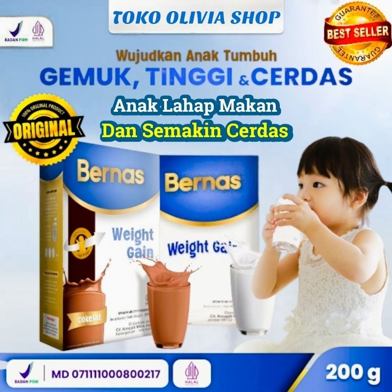 

Susu Bernas 2 Box Solusi Terbaik Nutrisi Pertumbuhan Anak Bunda ~ 100% Asli Bpom Resmi isi 200g