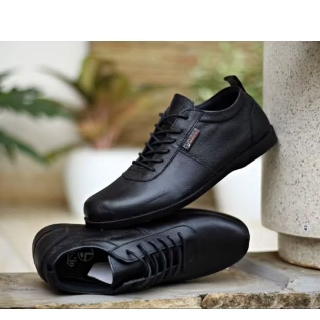 Gladio Bareto 39 - 44 Sepatu Kasual pria Kulit Asli Sepatu Pantofel Pansus Formal