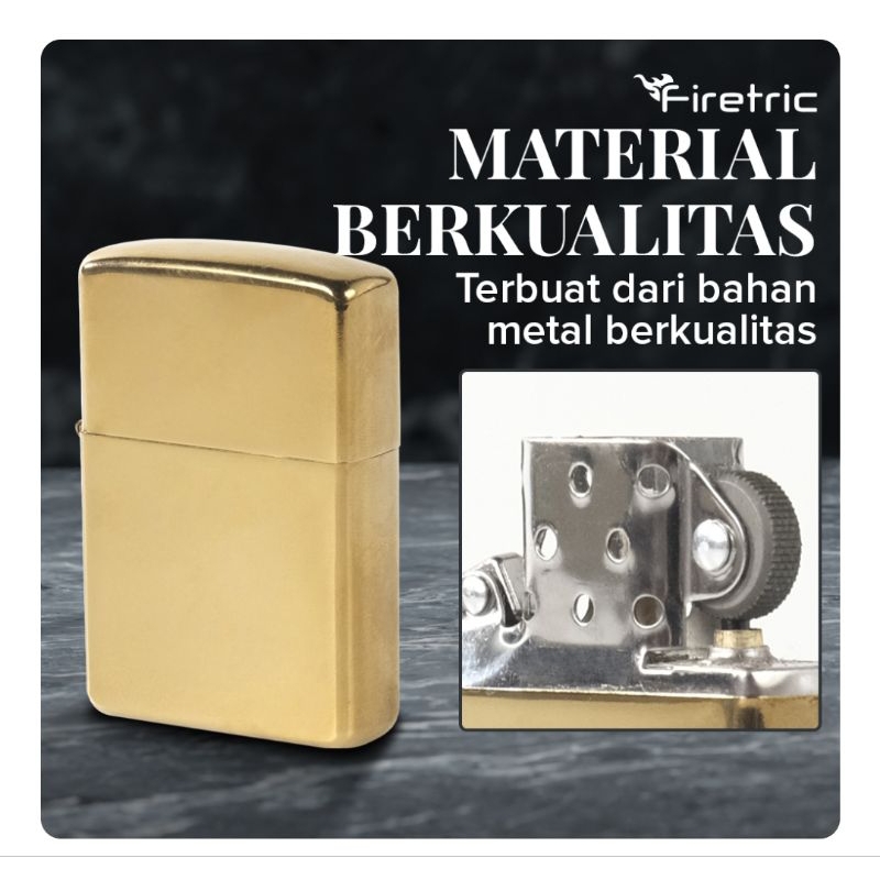 Firetric Korek Api Minyak Tanah Minimalis / Korek Zippo
