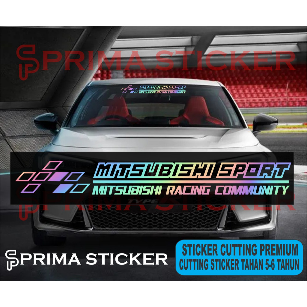 promo stiker kaca depan mobil mitsubishi pajero sport striker terbaru keren kaca depan semua mobil m