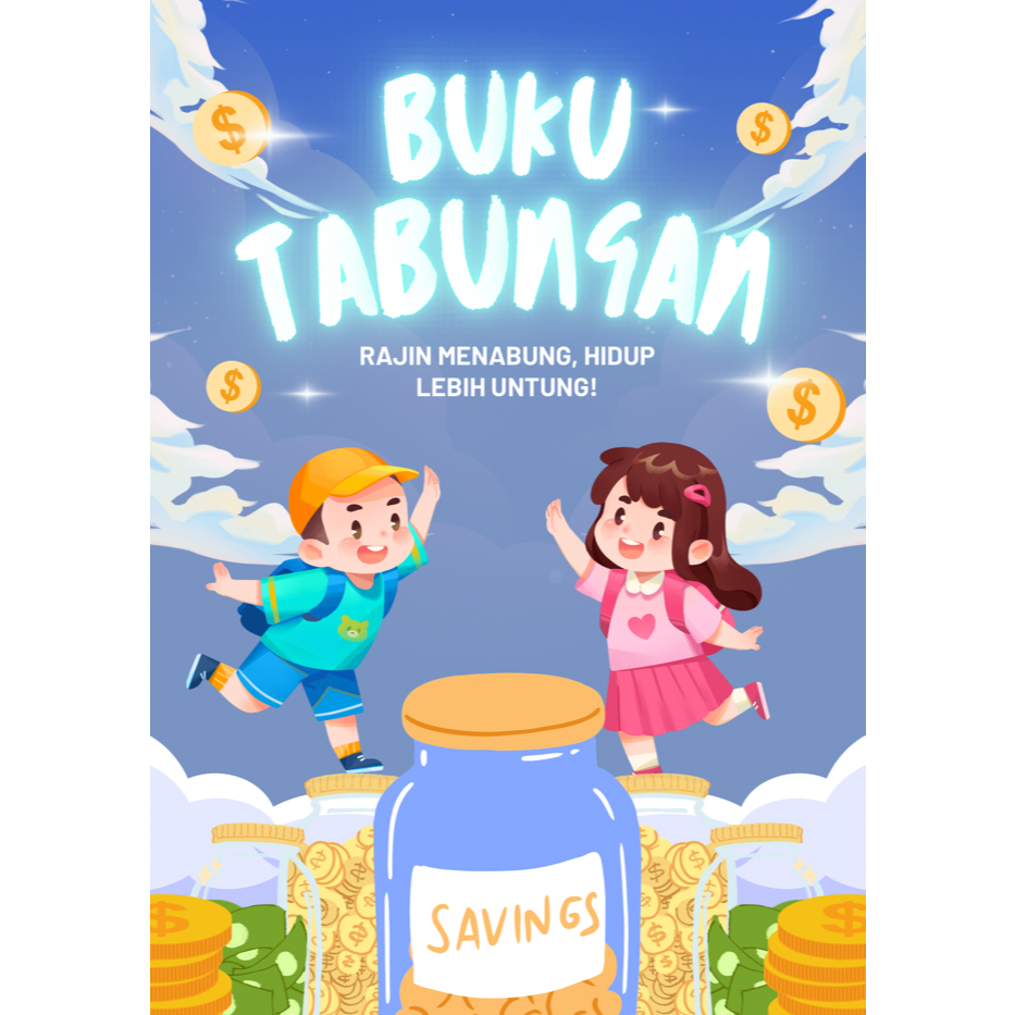 

TERMURAH Buku Tabungan Custom Sekolah | SD | SMP | MI | TPA | SMA| Hari Raya | Arisan | Kantor