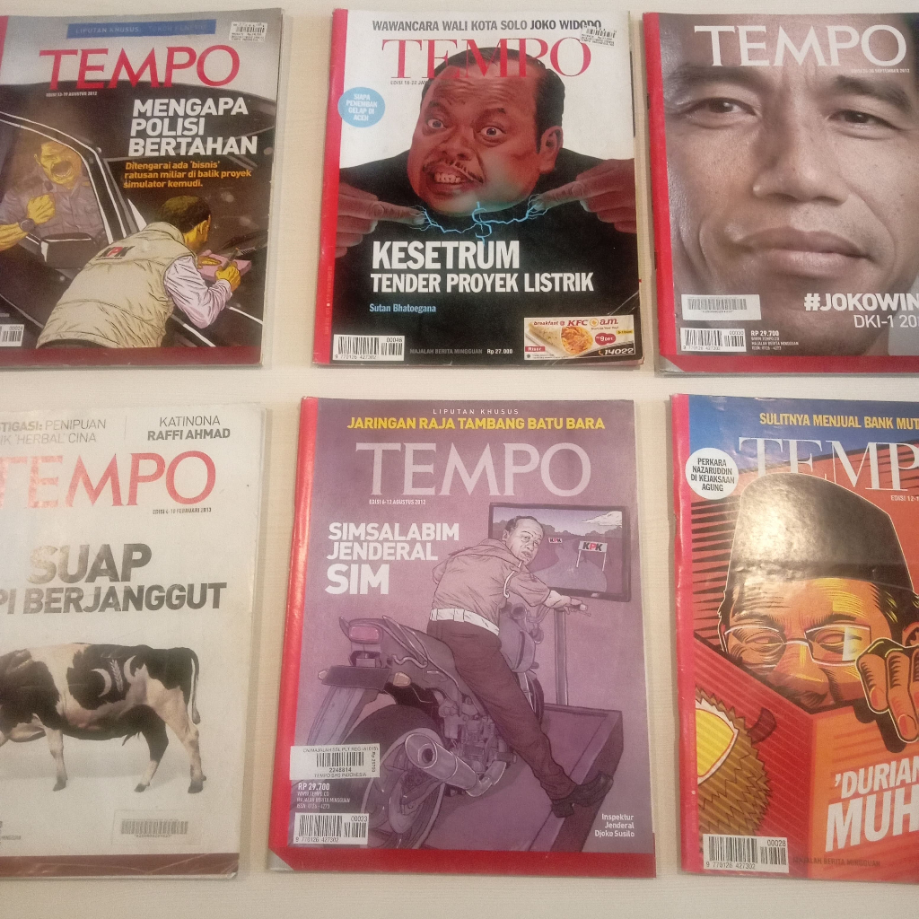 (Preloved) Majalah original Tempo tahun 2010an
