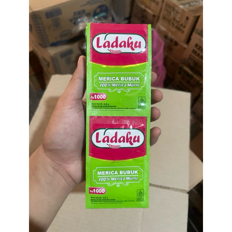 

ladaku merica bubuk renceng isi 12pcs / merica bubuk / lada bubuk