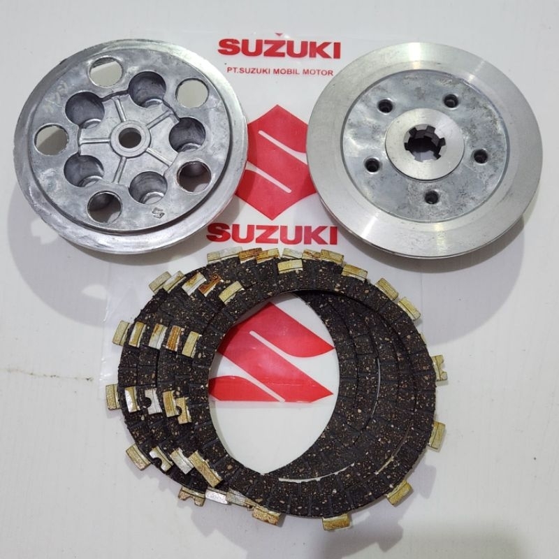 Paket Rumah Kopling Lawan Kaki 5 Plat Kampas Kopling Suzuki Satria FU 150 SGP