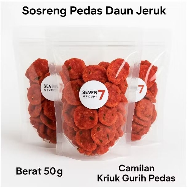 

Sosreng 50gr Pedas 3 pcs - Seven7 Snack
