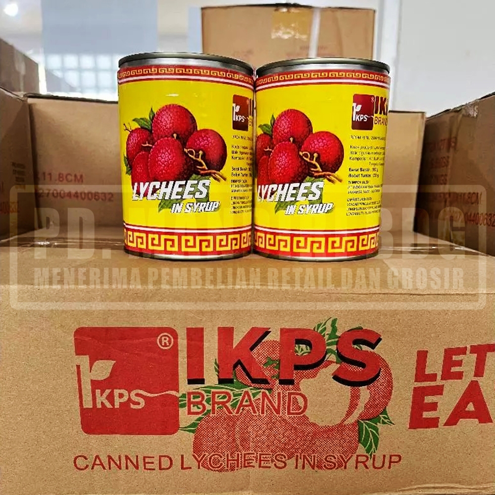

IKPS LYCHEE IN SYRUP 576 GR BUAH LECI KALENG