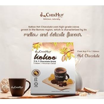 

CHEK HUP Kokoo 3 in 1 Hot Chocolate Drink 12's x 40 gram