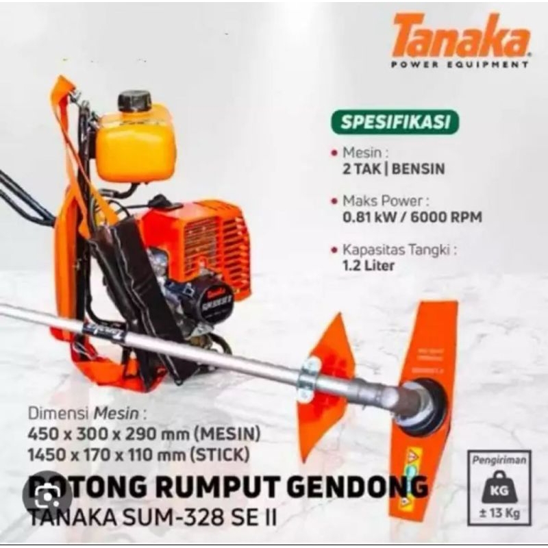 Mesin Potong Rumput Tanaka Mesin Potong Rumput/ Tanaka Brush Cutter SUM 328SE II