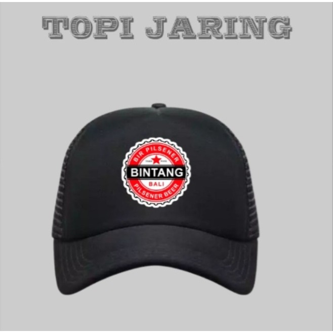 Topi Jaring Trucker Bintang Bali premium