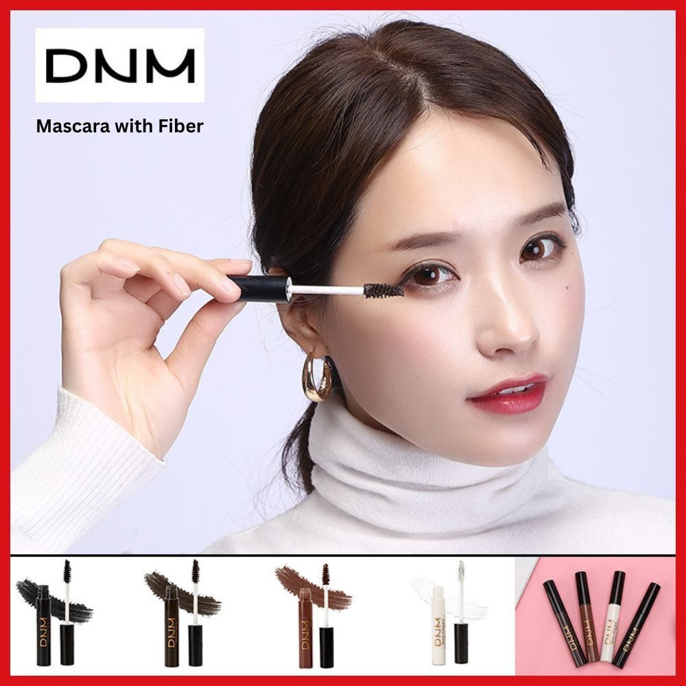 DNM MASCARA WITH FIBER WATERPROOF SILK FIBER MASCARA CURLING UP
