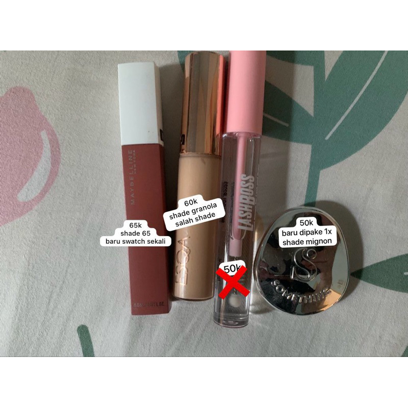 Prelove/NEW Maybelline superstay, setting spray Luxcrime & Dear me beauty, Avoskin acne serum, glow 