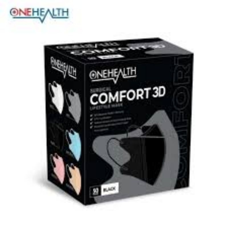 Masker Duckbill Onehealth Warna Hitam