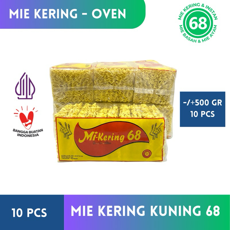 

Mie Kering 68 isi 10 pcs mie mie kering mie telur mie burung dara ekomie mie atom bulan mie oven mie instan mie urai kokiku 3 ayam mie aa