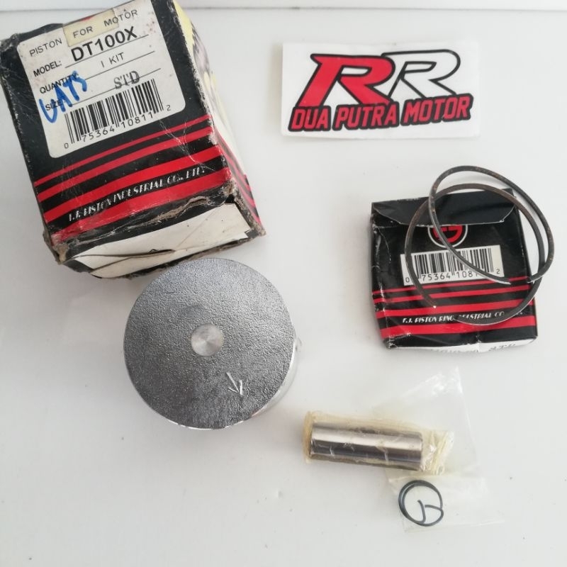 ring piston seher ring set kit satuset yamaha dt100 dt 100 dt100x os oz oversize size uk ov ukuran s
