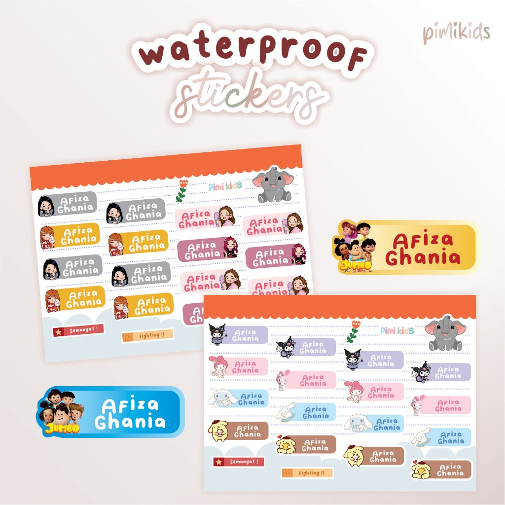 

STIKER NAMA ANAK ❤ LABEL NAMA ❤ MATPEL ❤ MATA PELAJARAN ❤ SEKOLAH ❤ JUMBO ❤ AESTHETIC ❤ LUCU