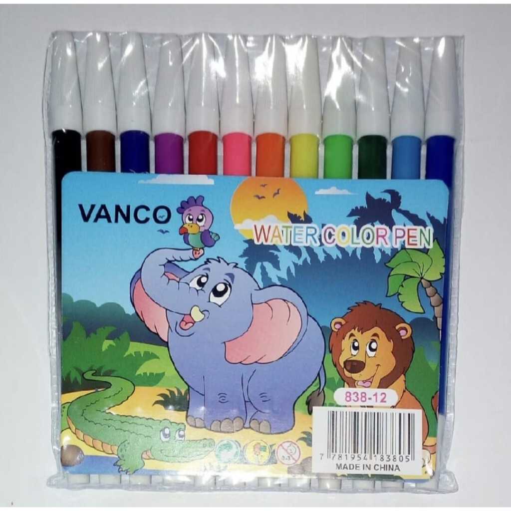 

Spidol Set 12 Warna Perlengkapan Menggambar Anak