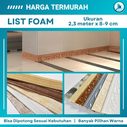 Border List Wallpaper List Wallpaper Dinding Foam 3d Stiker List Dinding Wall Moulding Walpaper