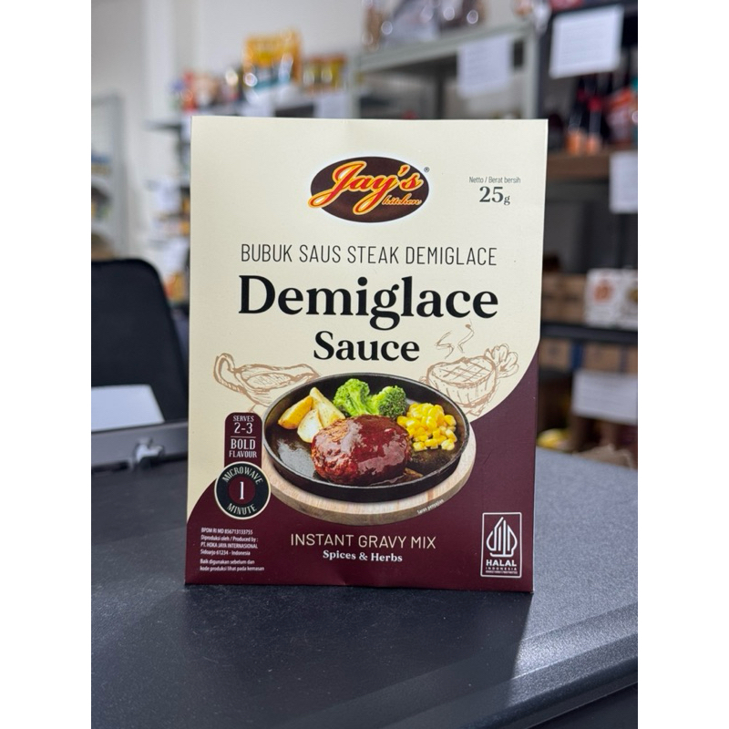 

Jay's Kitchen Demiglace sauce / bubuk saus steak demiglace 25gr