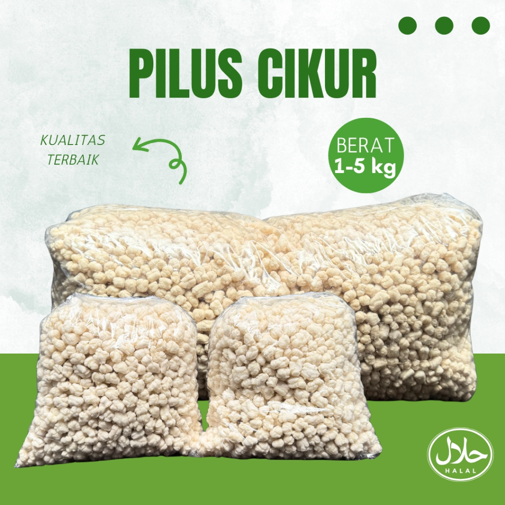 

Pilus Cikur Renyah 500 gram tidak Keras, Empuk, Ngepros Rasa Cikur Topping Baso Aci, Cuanki