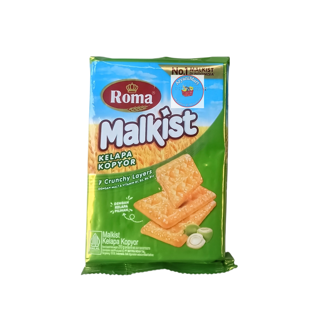 

ROMA Malkist Kelapa Kopyor 213gr