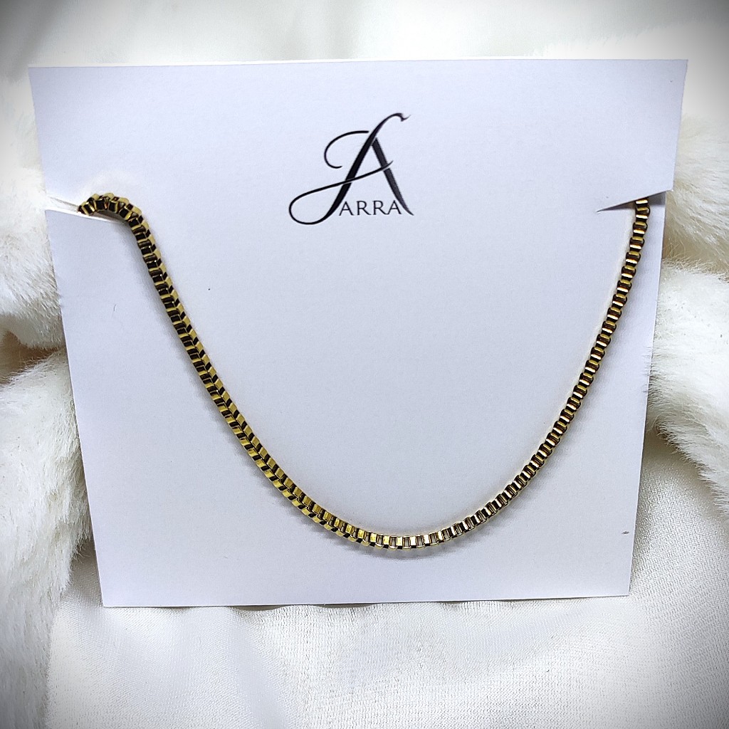 Gelang Emas Rantai Rapat Kait Elegan | Gelang Emas Fashion Wanita Mewah & Stylish