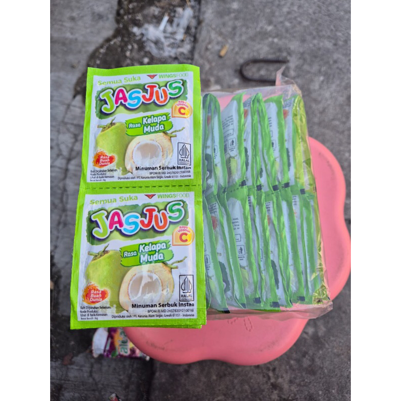 

BARU!! Jasjus KELAPA MUDA 1 renceng 10pcs
