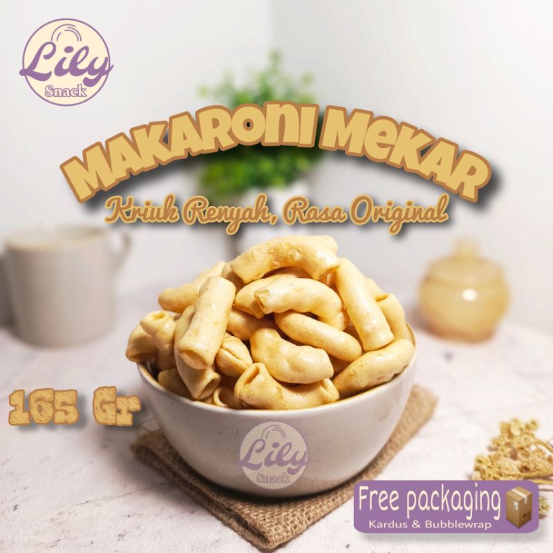 

Makaroni Mekar Asin Gurih 165 Gram