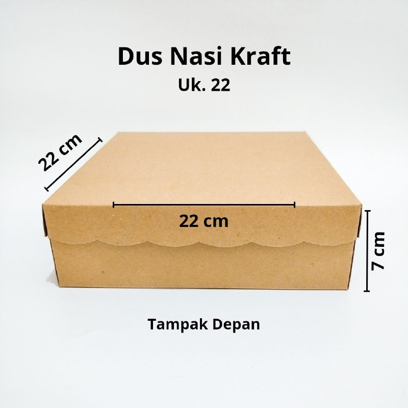 

Dus Box Kotak Nasi Renda 22x22x7 KRAFT RENDA 350 Gram / Dus Box Kotak Hampers 22x22 x 7 KRAFT RENDA 350 Gsm