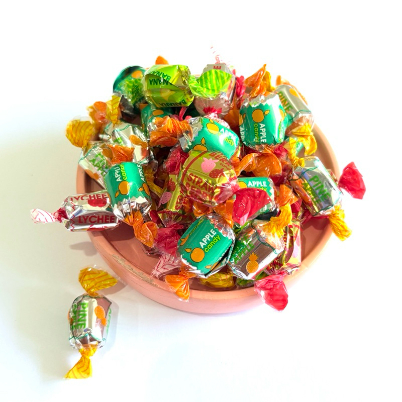 

Permen Mini Xiao Ha Rasa Buah Tekstur Keras Kiloan 250 Gram