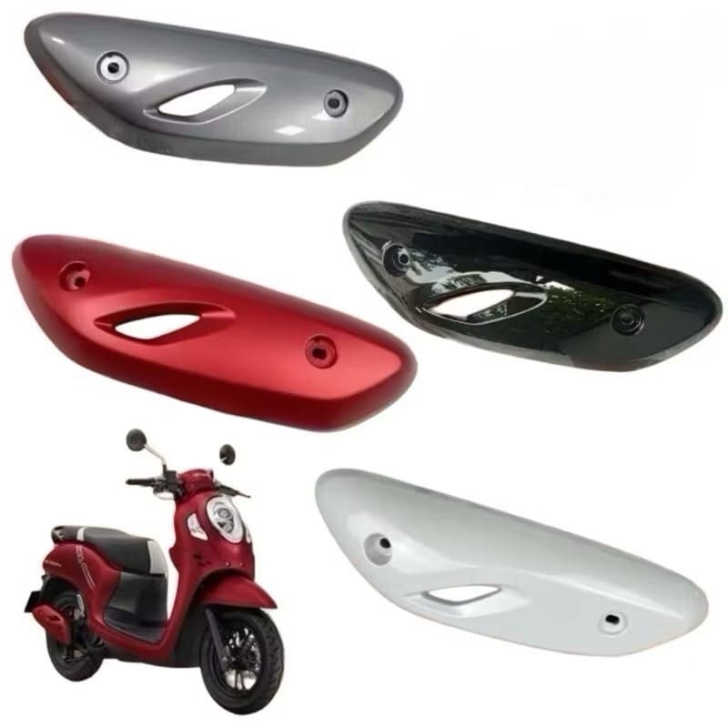 Bisa Cod Cover Tutup Knalpot Honda Scoopy New 2021 Prestige Tameng Knalpot Honda Scoopy New 2021 Pre