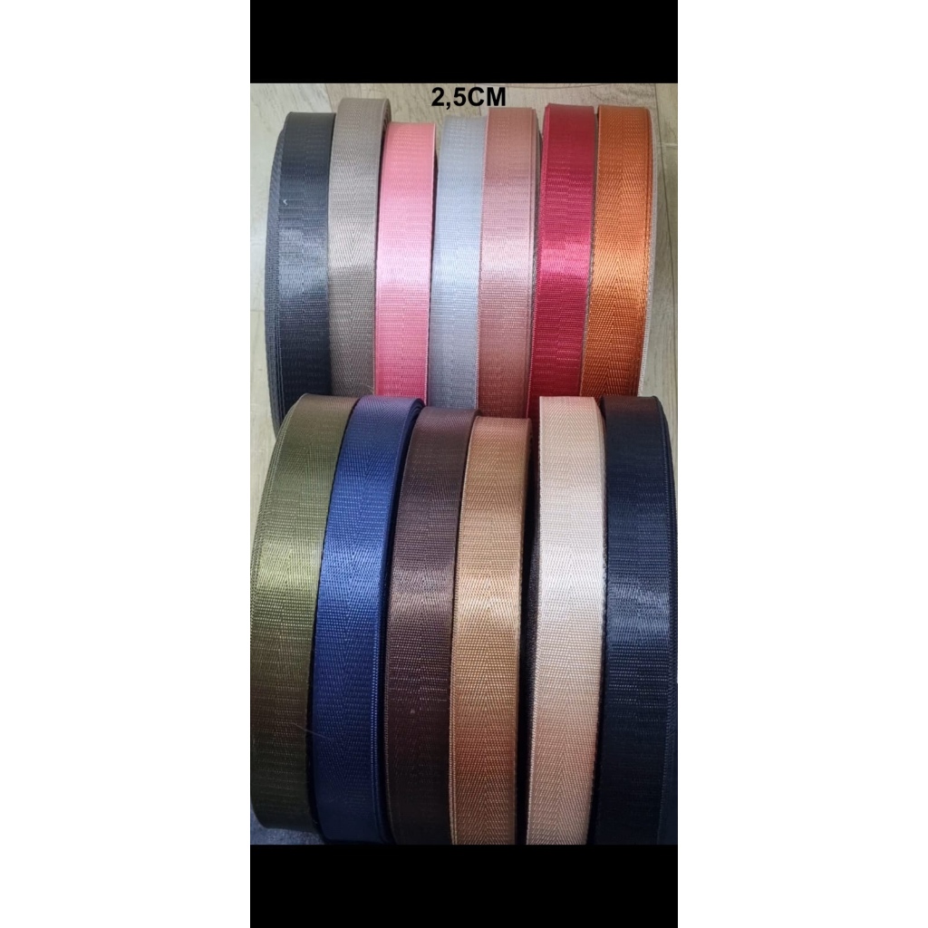 TALI TAS LISBAN NYLON  / WEBBING 2,5 CM , 3 CM DAN 4 CM (tektur panah )/ METER