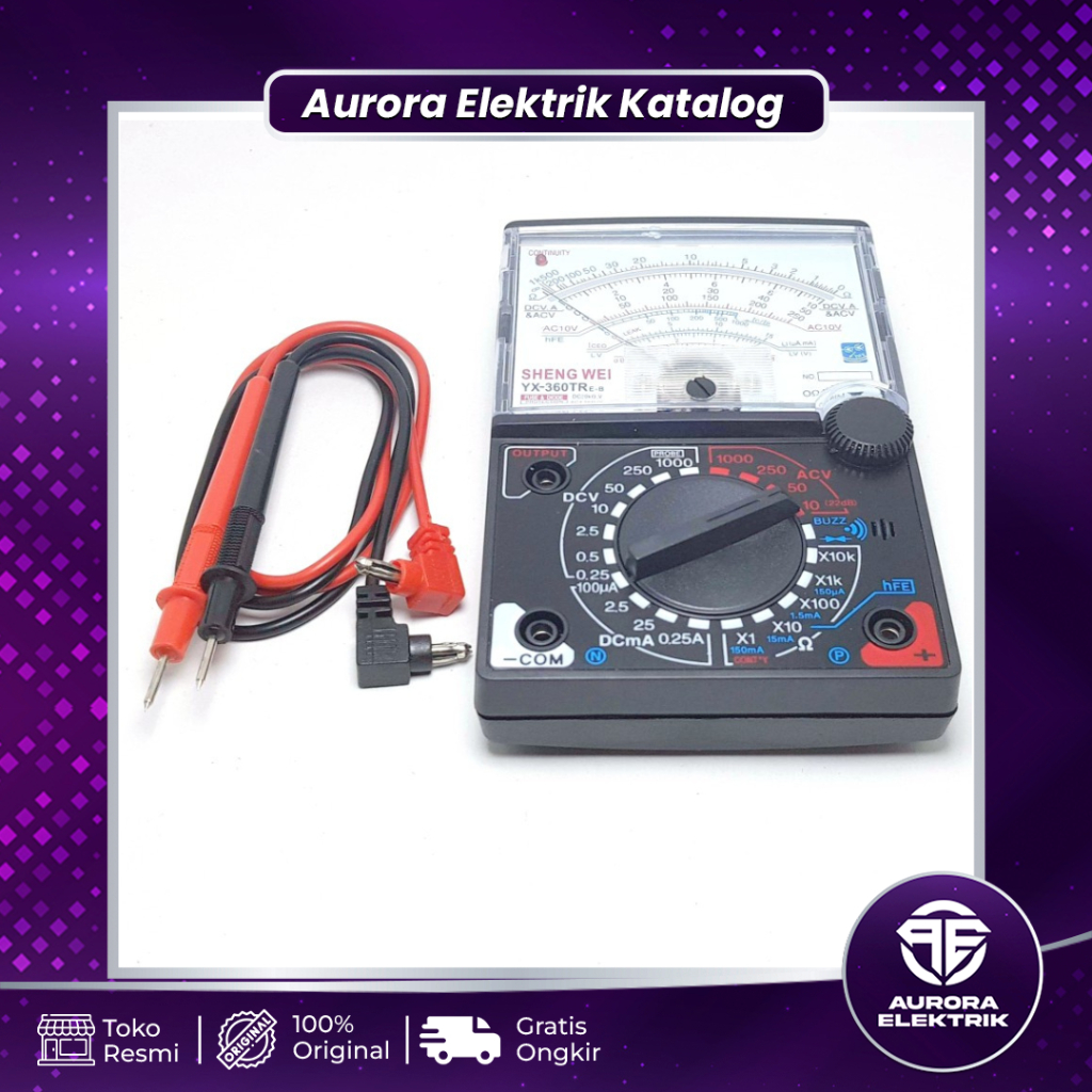 Multitester / Multimeter Analog SHENGWEI