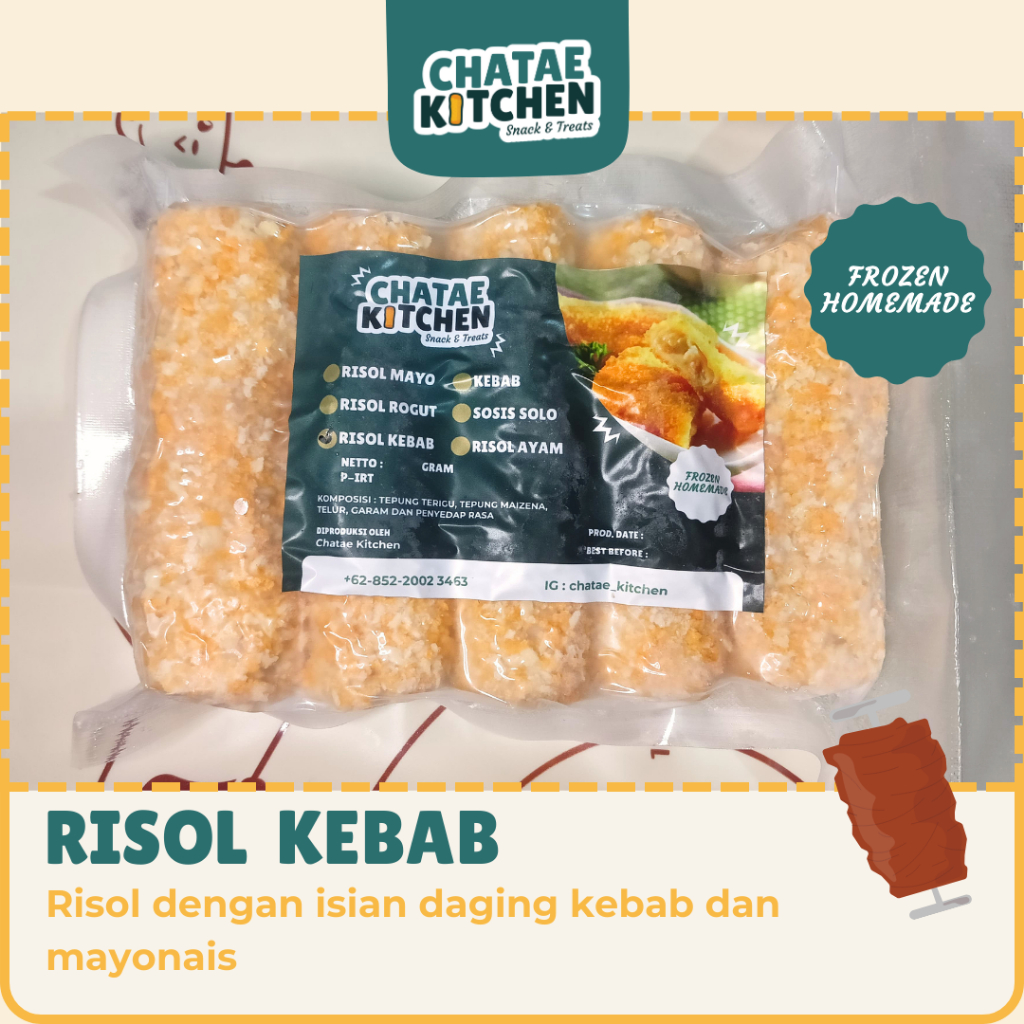 

Risoles Kebab Homemade FROZEN HALAL