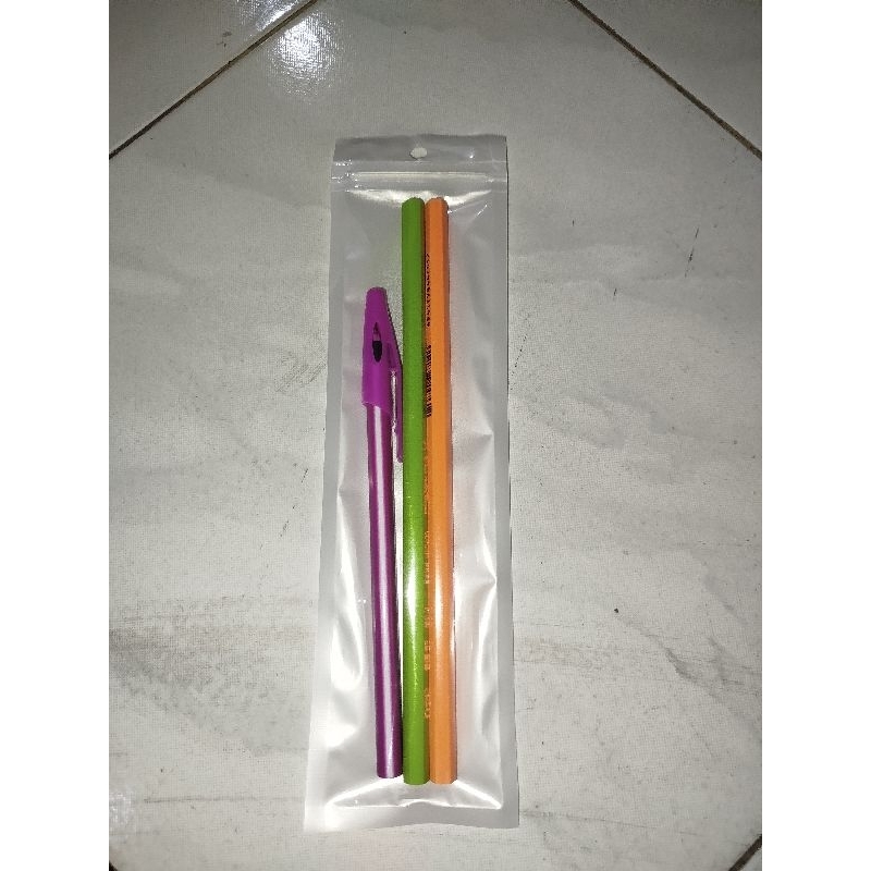 

Paketan Alat Tulis Sekolah Murah Pensil Pulpen Penghapus