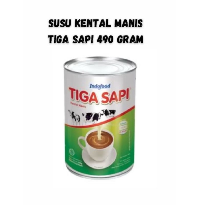 

Tiga Sapi Susu Kental Manis 490 gr - INDOFOOD SKM