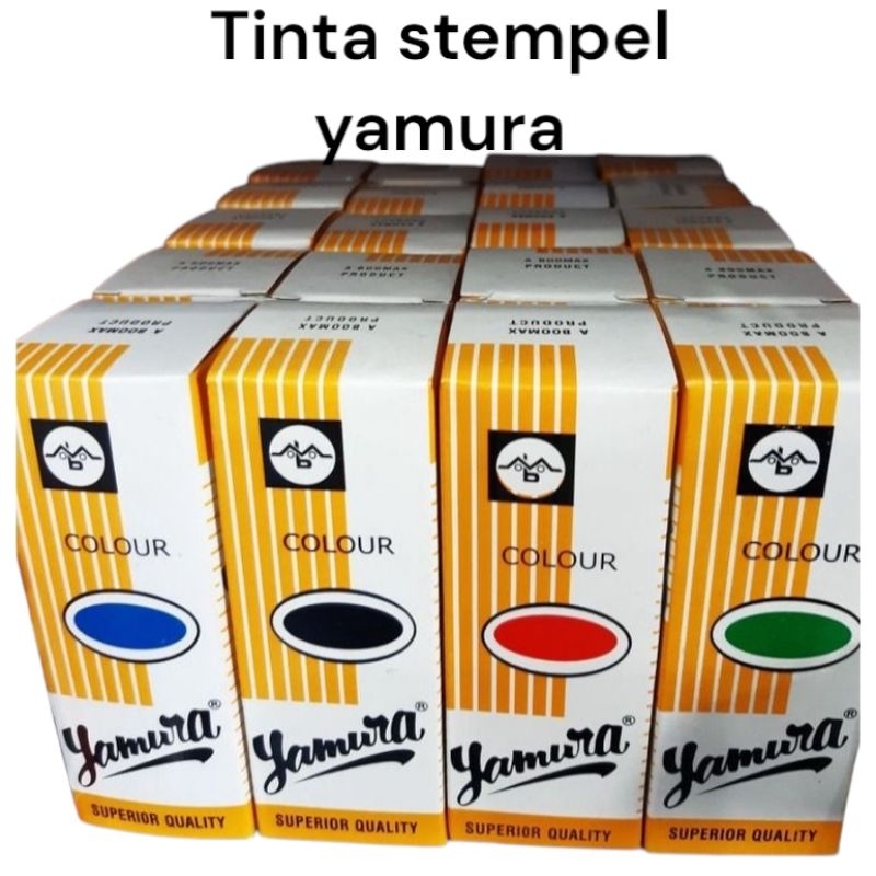 

TINTA YAMURA 27cc/TINTA STEMPEL YAMURA DUS KUNING/TINTA STEMPEL