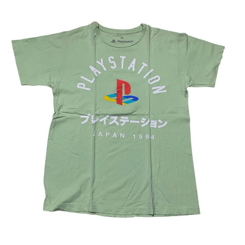 Playstation japan 1994 green tee