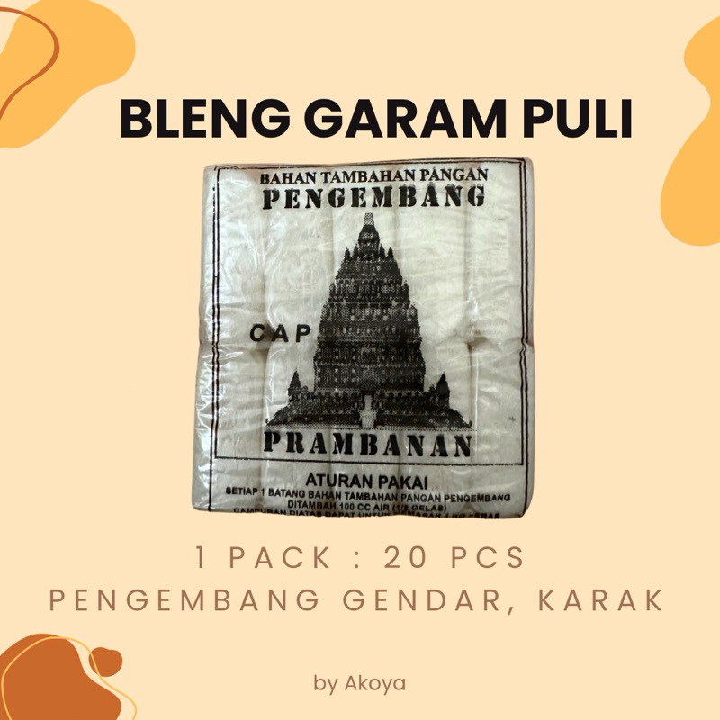 

Bleng Cap Prambanan Pengembang Karak Puli Solo Cetitet